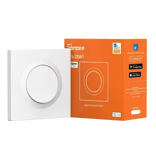 SONOFF Orb-ZBW1 Zigbee3.0 Smart Wall Switch 1-Gang ZBMINIR2-E Compact In-Wall Design Work with Alexa SmartThings Require