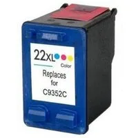 inkpro Druckerpatrone kompatibel mit HP 22 XL color, Tintenpatrone (für HP DeskJet 3910, 3915, 3920, 3940, 3950, D1311, D1320, D1330, D1341, D1360, D1420, D1430, D1445, D1450, D1455, D1460, D1520, D1530, D1560, D1568, D2320, D2330, D2340, D2345, D236