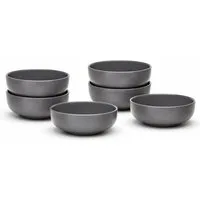 van Well Müslischale Malmö, Schale 15 cm, 6 Stück, Steingut, (Set, 6-tlg), spülmaschinen- und mikrowellengeeignet