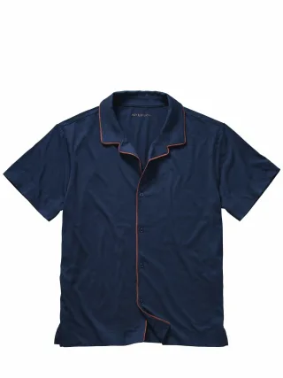 Mey & Edlich Herren Träumchen-Pyjama Blau 50 % Baumwolle, 50 % Modal