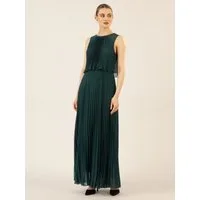 Apart Abendkleid mit lose fallendem Sonnenplissee Part bis zur Taille