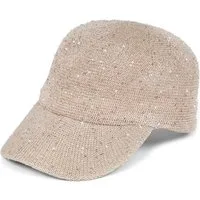 styleBREAKER Baseball Cap Gewebtes Baseball Cap Pailletten (1-St)