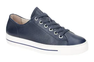 Paul Green Damenschuhe 4704-08 PG 4704 blau wei? Gummisohle Echtleder Frottee...