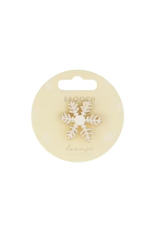 Leevje Brosche snowflake