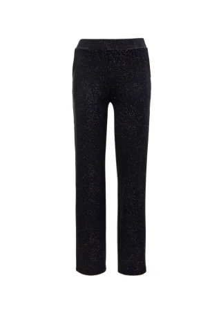 GOLDNER 2-in-1-Hose "Kurzgröße Stretchbequeme Hose mit Glitzer"