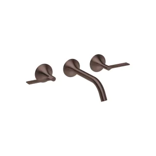 Dornbracht Waschtisch-Wandbatterie ohne Ablaufgarnitur VAIA 36712819 Dark Bronze gebürstet (PVD),367 36712819-43