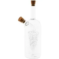 Mulex Ölspender Öl- & Essigspender aus Glas 2-in-1 mit Kork, 300 ml + 50 ml, (1-tlg)