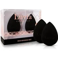 Luvia Cosmetics Make-up Schwamm CLASSIC MAKE-UP SPONGE SET, 2 tlg., Ultraweiche Oberfläche für ein makelloses und gleichmäßiges Finish.