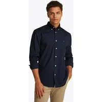 Tommy Hilfiger Langarmhemd CORE FLEX POPLIN SOLID Regular Fit SHIRT Regular Fit Flex Cotton