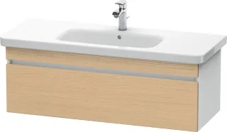 Duravit DuraStyle Waschtischunterbau wandhängend Natur Eiche & Weiß Matt 1130x448x398 mm - DS6395030 DS639503018