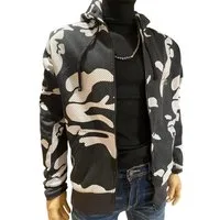 Aaron Bane Kapuzensweatjacke Aaron Bane Camouflage Zipper Hoodie Kapuzenjacke Limitiert bis 10 XL