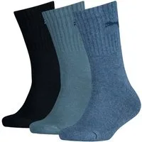 PUMA Socken PUMA KIDS CREW SOCK 3P (3-Paar, 3 Paar) Junior mit klassischer Rippe