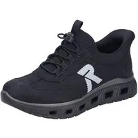 Rieker Ready2GO Slip-On Sneaker Freizeitschuh, Halbschuh, Schlupfschuh mit Schnellverschluss