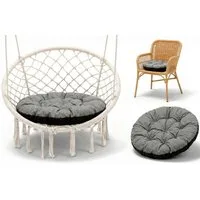 Amazinggirl Dekokissen Hängesessel Kissen Sitzkissen für Hängeschaukel 60 cm - Outdoor