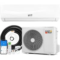 COSTWAY Split-Klimagerät 3,4kW Inverter Klimagerät leise, 9000 BTU, Kühlen