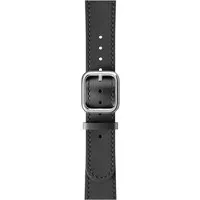 Withings Smartwatch-Armband Leather Wristband 18mm für ScanWatch Light, ScanWatch2 38mm, Steel HR 36mm, Move, Move ECG, Steel - Material: Kalbsleder, Edelstahl