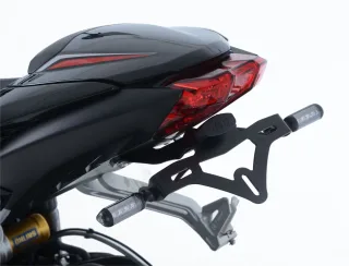 R&amp;G Kennzeichenhalter Heckumbau Triumph Street Triple 765 R/S/RS/Moto2 Bj.2017-2025 eintragungsfrei