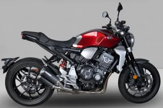 Sport Auspuff Bodis MGPX2-GE Edelstahl Black Honda CB 1000 R /RA SC80 Bj. 2018-2024 EURO4/EURO5 +ABE