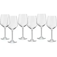 ECHTWERK Rotweinglas Set, ca. 630 ml, 6-tlg., Glas, hochwertig und mit zeitlosem Design