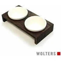 Wolters Napf-Set Gohan Doppelnapf walnuss