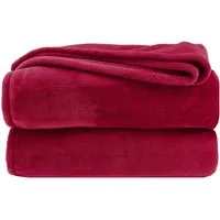 Wohndecke Premium Super Soft Flanell Kuscheldecke Sofadecke, heimtexland, super weich und flauschig, Allergiker geeignet, atmungsaktiv