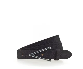 Vanzetti - 20 mm Gürtel schwarz glitter - Gr. - 90