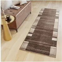 Tapiso Läufer SARI, rechteckig, Höhe: 10 mm, Kurzflor Flurläufer, pflegeleicht, Wohnzimmer Schlafzimmer Flur Küche
