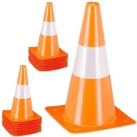 relaxdays Pylonen 18er Set orange