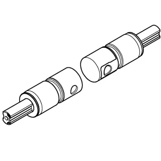 GROHE Stoßdämpfer 102904 für Essence WC-Sitz 39577001 alpinweiß, 102904SH00 102904SH00