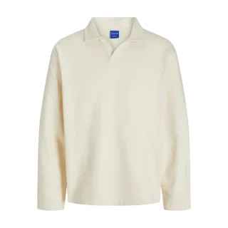 Jack And Jones - Sweatshirt für Herren, Geteilter Halsausschnitt, leger (Antikweiß)