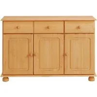 OTTO home Sideboard Mette, Kommode mit gefrästen, kugelförmigen Füßen, Breite 120 cm