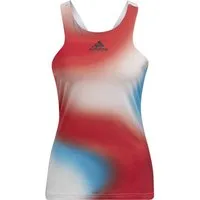adidas Performance Tanktop Tennis-Tank Melbourne Printed rot/blau/weiss Damen
