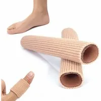 COOL-i ® Finger- und Zehenschutz Zehen- & Fingerschutz 2 Stück – Zuschneidbare Silikon-Gelröhrchen, bei Hühneraugen, Reibung & Druckstellen – wiederverwendbar