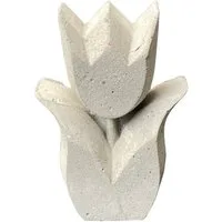 ZGM Dekofigur Betonfigur Tulpe TOPPY - handgefertigte Dekoration für Garten und Haus, handgefertigte Dekoration für Garten und Haus