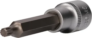Brilliant Tools 1/2" Vielzahn-Bit-Stecknuss, 100 mm lang - BT022941
