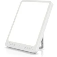 MyBeo Tageslichtlampe LED Lichttherapielampe, Tageslichtleuchte mit Standfuß, Lichtdusche, Dimmfunktion, verschiedene Lichtmodi, LED fest integriert, Kaltweiß, Simuliert Tageslicht, dimmbar, 3 Lichtmodi, UV-frei, flimmerfrei