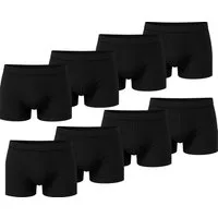 EloModa Boxershorts Herren Boxershorts 4er, 6er, 8er, 10er Set – Baumwolle – Schwarz (8-St)