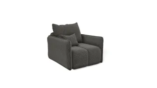 Sessel Designersessel MORGANO Stoff Abriamo Graphit