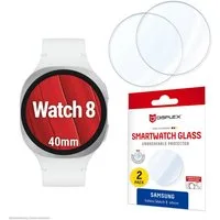 Displex Displayschutzglas Smartwatch Glass Unbreakable Protector für Samsung Galaxy Watch8 40mm, Displayschutzfolie, Schutzfolie, Bildschirmschutz, kratz- & stoßfest