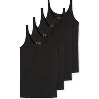 Schiesser Unterhemd Organic Cotton (Mehrpack, 4 Stück) Trägertop im 4er Pack