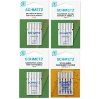 Nähwelt Flach Nähmaschinennadeln - Nadelsortiment Topstitch / Embroidery (20 Nadeln)