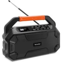 TechniSat DIGITRADIO 231 OD Baustellenradio (Digitalradio (DAB), FM-Tuner mit RDS, 30 W, IPX4, 18V Zusatzakku möglich, bis zu 8 Stunden mit integriertem Akku)