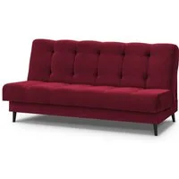 Beautysofa Schlafsofa Nancy mit Schlaffunktion und Bettkasten, Velours-Bezgu Polstersofa