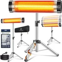 KESSER Infrarotstrahler, 2500 W, Infrarotstrahler Heizstrahler Terrassenstrahler 2500W
