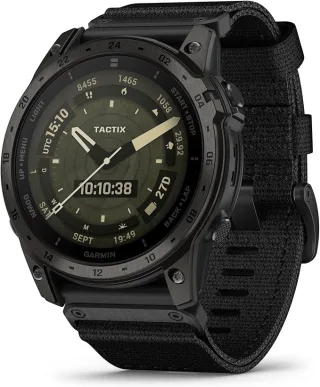 Garmin tactix 7 AMOLED Edition [inkl. Nylon-Armband schwarz] 51mm Titangehäuse schwarz