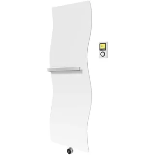 Purmo Figuresse Elektro-Badheizkörper FLVM013905000N0 BH 1390 mm, BL 500 mm, 600 W, RAL 9016