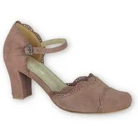Hirschkogel Trachtenpumps - MARIANA - kaki, altrosa Pumps