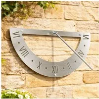 DanDiBo Sonnenuhr Gartenuhr Garten Edelstahl Wand 70cm Rostfrei 96687 Wetterfest Outdoor