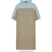 normani Badeponcho Surfer Poncho Kuta, Bio-Baumwolle, Kapuze, Schlupf, Badeponcho aus 100 % saugstarker Bio-Baumwolle