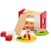 Hape Puppenhausmöbel Kinderzimmer (Set, 14tlg)